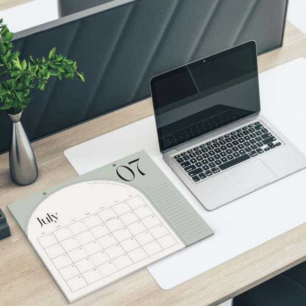 Aesthetic 2024-2025 Desk Calendar - Runs from June 2024 Until December 2025 - The Perfect Desktop Or Wall Calendar Planner for Easy Organizing - Image 5