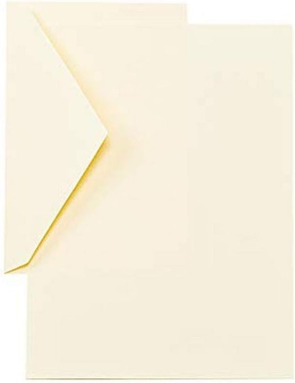 Crane CH3116 Ecruwhite Half Sheets,40 sheets / 20 envelopes