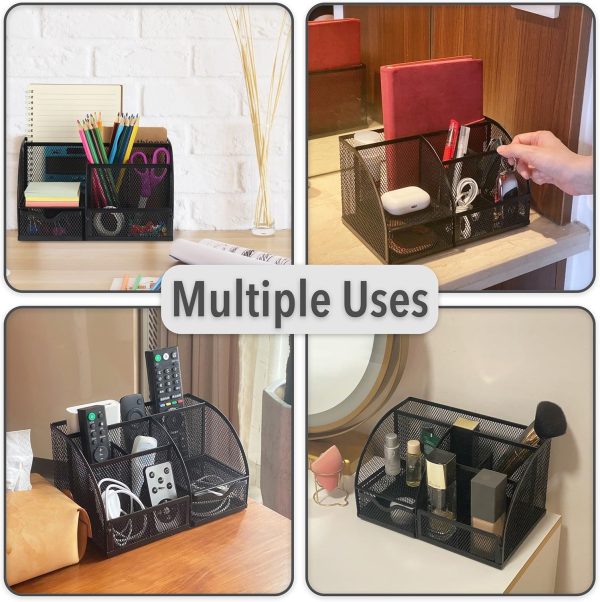 Mr. Pen- Mesh Desk Organizer, Black, Pen Holders Organizers, Desk Pencil Organizer, Pen /Pencil Holder, Pen Organizer for Desk - Image 7