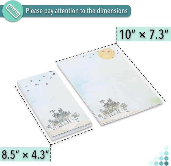 Mr. Pen Stationery Writing Paper with Envelopes for Writing Letter, 30 Letter Writing Paper+18, Cute Stationary Set - Image 3